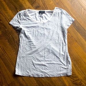 🟣NWOT🟣Banana Republic Patterned Tee